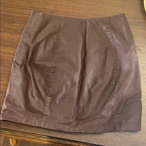 Free People Oh Snap Vegan Leather Skirt - Picture 6 of 6
